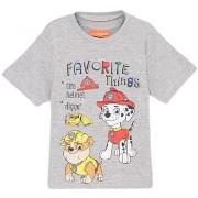 T-shirt enfant Paw Patrol T-shirt Garçon Gris