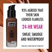 Sleek MakeUP in Your Tone 24 Hour Foundation 30ml (Various Shades) - 3...