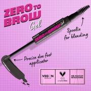 NYX Professional Makeup Zero To Brow Longwear Vegan Tinted Eyebrow Gel...