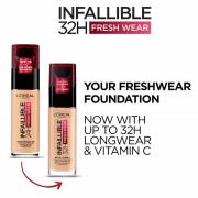 L'Oréal Paris Infallible 32hr Freshwear Vloeibare Foundation (Verschil...