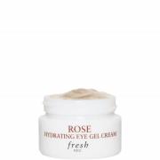 Gel-crème hydratant pour les yeux à la rose Fresh 15 ml