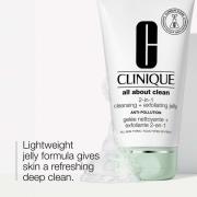 Clinique All About Clean 2-in-1 Gelée nettoyante et exfoliante 150ml