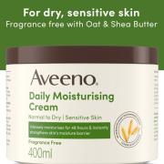 Aveeno Daily Moisturising Cream for Normal, Dry and Sensitive Skin 400...