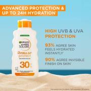 Garnier Ambre Solaire SPF 30 Hydra 24 Hour Protect Hydrating Sun Cream...