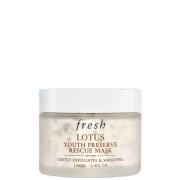 Fresh Lotus Youth Preserve Rescue Masque Visage 100 ml