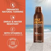 Spray Tan & Protect Piz Buin SPF 15 150 ml