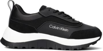 Calvin Klein 2 Piece Sole Runner LAC U-Mix MA Lage sneakers Zwart