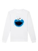 Sweatshirt 'Sesamstraße Cookie Monster Watercolor'