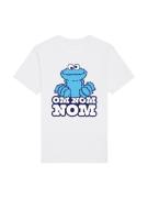 Shirt 'Sesamstraße Cookie Monster Nom Nom'