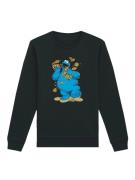 Sweatshirt 'Sesamstraße Cookie Monster Cookies Everywere'