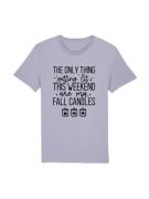 Shirt 'Getting lit fall candles'