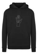 Sweat-shirt 'Peace - Scribble Hand Black'