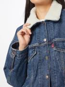 Veste mi-saison 'Cropped Loose Sherpa'