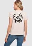 T-shirt 'Wording - Explore The World'