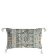 ITEM International Sierkussens Cushion Cotton Blauw