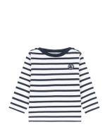 Petit Bateau Babykleding Mariniere Blauw