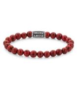 Rebel and Rose Armbanden Red Delight Vintage 8mm Rood