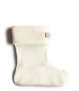 Hunter Sokken Recycled Fleece Short Boot Sock Off white