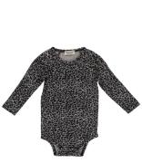 MarMar Copenhagen Babykleding Leo Body Long Sleeve Leopard Grijs