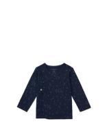 Noppies Babykleding Tee Wrap Nantes Long Sleeve All Over Print Blauw