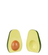 Salt and Pepper Set Avocado Porcelain