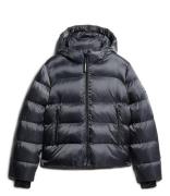 Hooded Luxe Sports Puffer