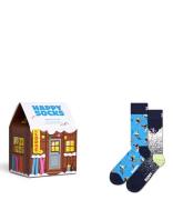 2-Pack Skiing Chalet Gift Set