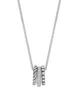 925 Sterling Silver Necklace 34058ZI