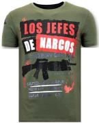 Local Fanatic T-shirt rhinestone los jefes de narcos