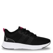 Q1905 Sneaker oostduin zwart/neon roze