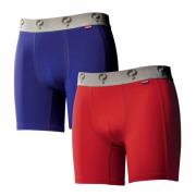 Q1905 Boxer 2-pack blue / red