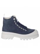 Walk in the Park 5252 suede sneaker donker Blauw