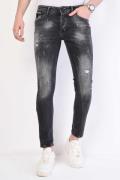 Local Fanatic Slim fit jeans met gaten 1055