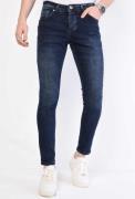 True Rise Donker slim fit spijkerbroek dc