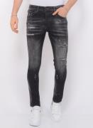 Local Fanatic Stonewashed ripped jeans slim fit