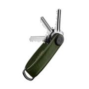 Orbitkey 2.0 saffiano leather olive