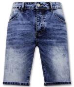 Enos Korte spijkerbroek stretch denim short