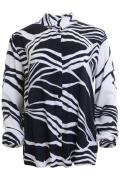MAICAZZ Fenna-blouse su23.20.006 black/white