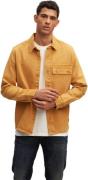 Denham Burton flap overshirt gdt curry