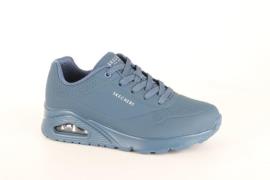 Skechers 73690 blu dames sneakers