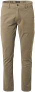 No Excess Pants chino garment dyed stretch taupe