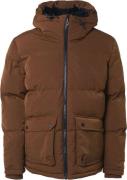 No Excess Jacket short fit hooded padded camel