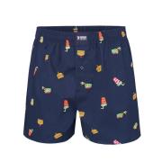 Happy Shorts Wijde boxershort heren fast food print