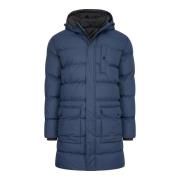 Cappuccino Italia Hooded winter jacket navy