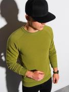 Ombre heren sweater groen olijf b1156