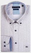 Giordano Casual hemd lange mouw ivy minimal squares print 417015/80