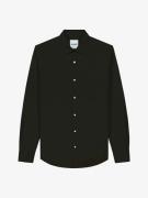 Van Harper Organic cotton stretch black heren overhemd lange mouw