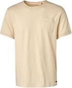 No Excess T-shirt korte mouw ronde hals cream