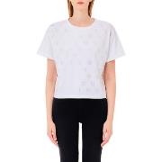 Liu Jo Logo shirt rhinestone