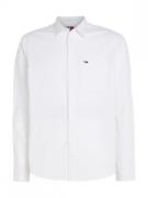 Tommy Hilfiger Dm0dm18962 linen blend ybr white heren shirt  - je